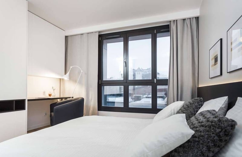 Location d’un appartement élégant de 2 pièces, 55 m², dans le quartier Kazimierz, Cracovie, Pologne